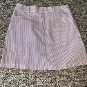 Forever 21 maroon and white skirt size M